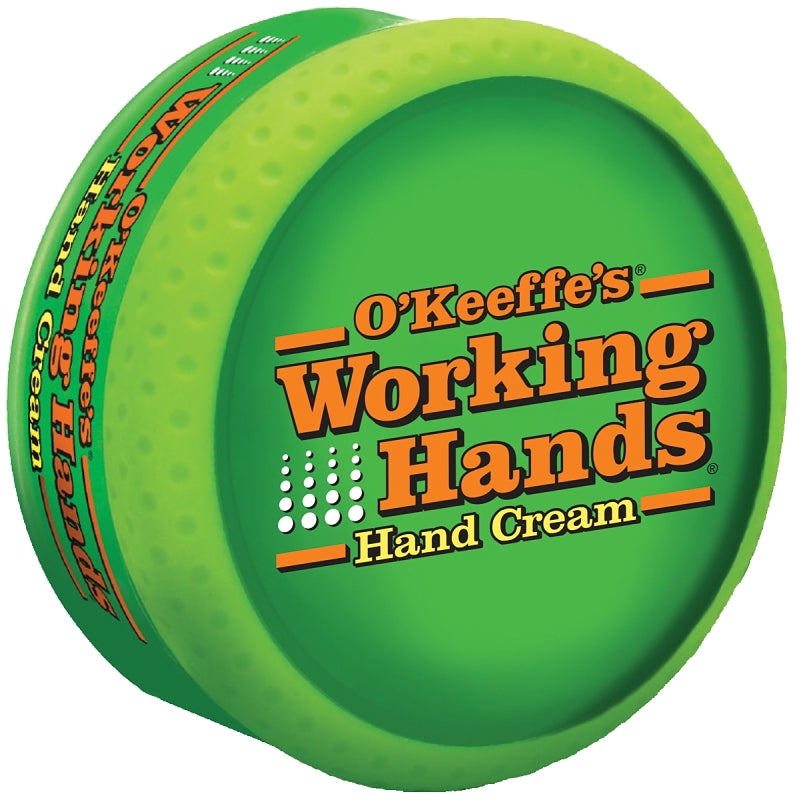 O'Keeffe's Working Hands Series K0350007 Hand Cream, Odorless, 3.4 oz, Jar