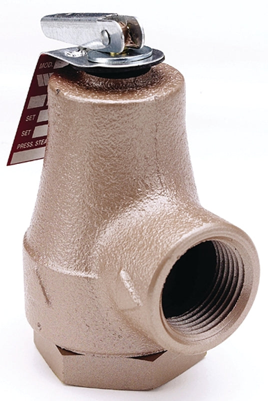 Watts 374A Pressure Relief Valve, 3/4 in, FIP, Iron Body