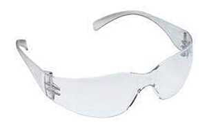 3M Virtua Series 11326-00000-20 Protective Eyewear, Hard-Coated, Scratch-Resistant Lens, Polycarbonate Lens, Clear Frame