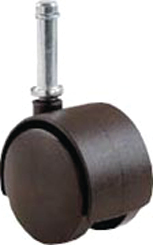 Shepherd Hardware 9673 Swivel Caster, 2 in Dia Wheel, Black, 75 lb