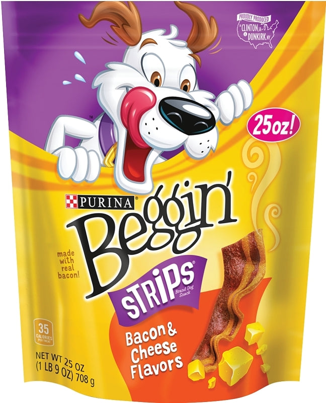 Purina 3810012508 Dog Treat, Bacon, Cheese Flavor, 2 oz Pack