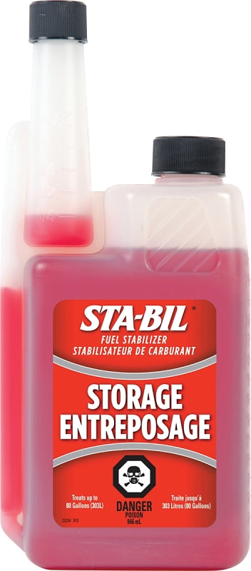 Sta-Bil 22258 Fuel Stabilizer, Red, 32 oz, Bottle