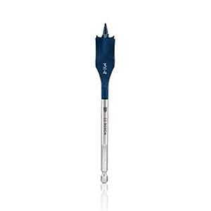 Bosch Daredevil DSB1003 Spade Drill Bit, 3/8 in Dia, 6 in OAL, 1-Flute, 1/4 in Dia Shank, Hex Shank