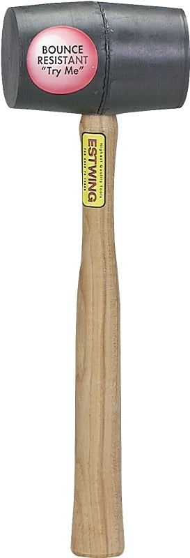 Estwing DH-18 Mallet, 18 oz Head, Deadhead, Rubber Head, 15 in OAL