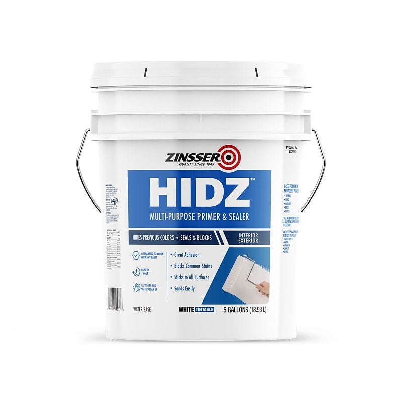 Zinsser HIDZ Series 373694 Primer and Sealer, White, 5 gal