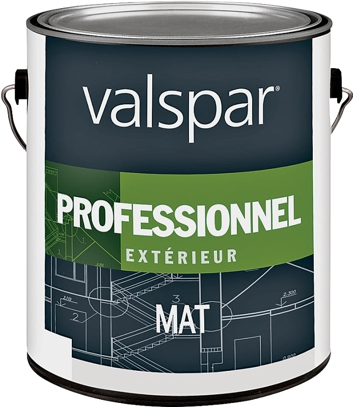 Valspar 12600 Professional Latex Paint, 1 gal, 400 sq-ft/gal, Light Base