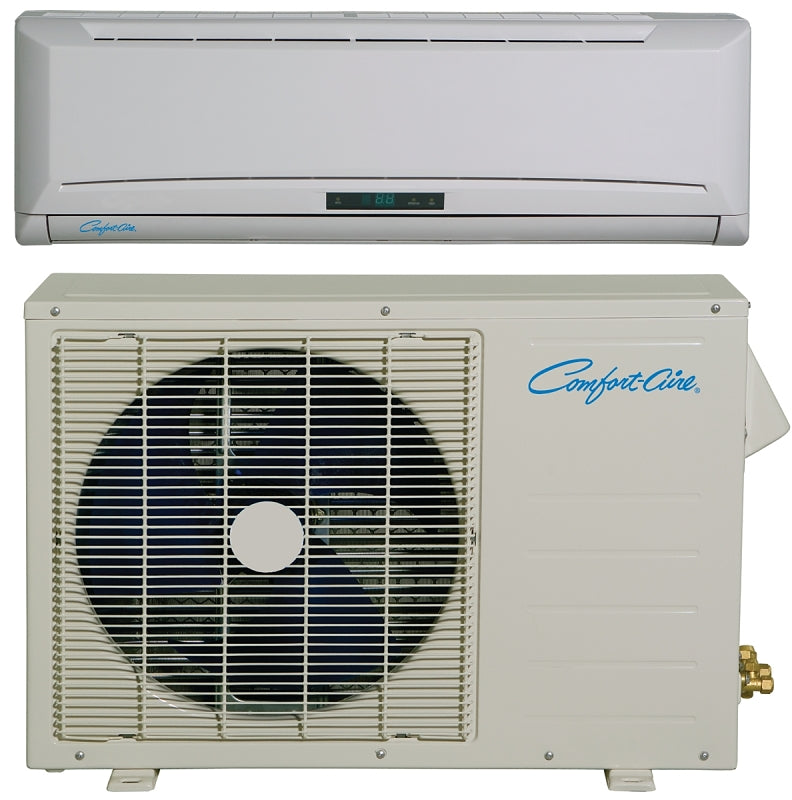 Comfort-Aire SMH09SC-0-25-KIT Mini-Split Air Conditioner, 115 V, 9000 Btu Cooling, 12.7 EER, Remote Control