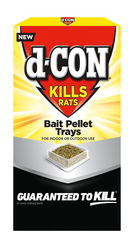 d-CON 1920099877 Bait Pellet Tray, Solid, 6 oz Box