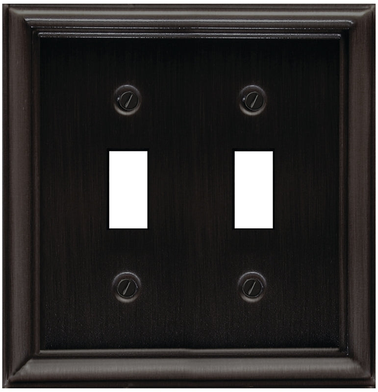 2-204TT WALLPLATE DBL-T PEWTER