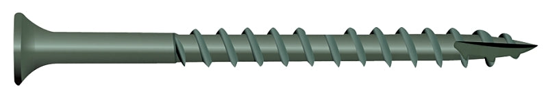 Camo 0341159 Deck Screw, #9 Thread, 2-1/2 in L, Bugle Head, Star Drive, Type 17 Slash Point, Carbon Steel