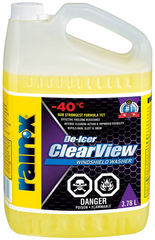 Recochem RAIN-X ClearView 35-204RX De-Icer, 3.78 L