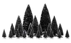 Lemax 34968 Christmas Specialty Decoration, 8.86 in H, Pine Trees, Polyester, Assorted