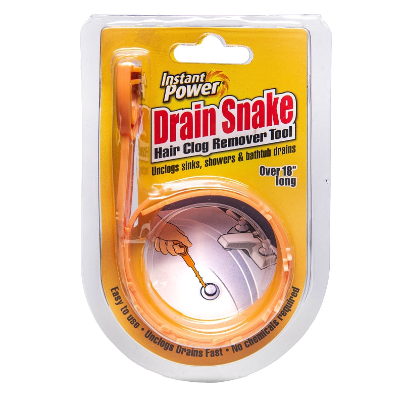 Instant 2301 Drain Snake Hair Removal Tool 18 in