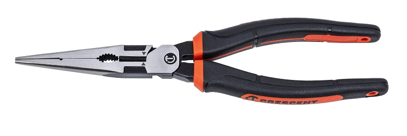 Crescent Z2 K9 Series Z6548CG Plier, 8-1/2 in OAL, 11 AWG Cutting Capacity, 2 in Jaw Opening, Black/Rawhide Handle