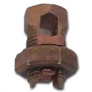 nVent ERICO ESB6 Split Bolt Connector, #10 to #6 AWG Wire, Silicone Bronze Alloy, Bronze