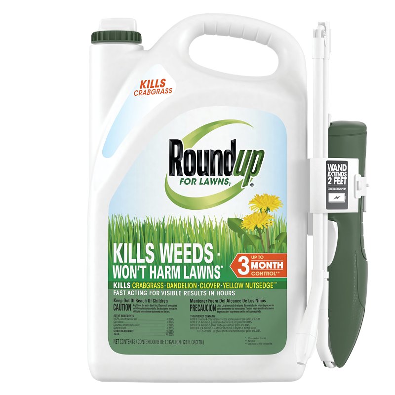 Roundup 5020210 Weed Killer, Liquid, Spray Application, 1.33 gal