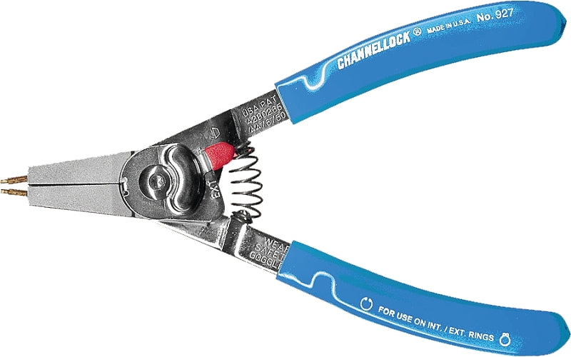 CHANNELLOCK 927 Retaining Ring Plier, 8 in OAL