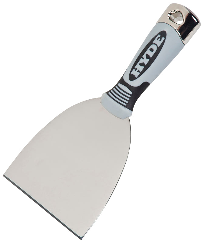 Hyde 06579 Paint Scraper, Stiff Blade, Stainless Steel Blade, Nylon Handle