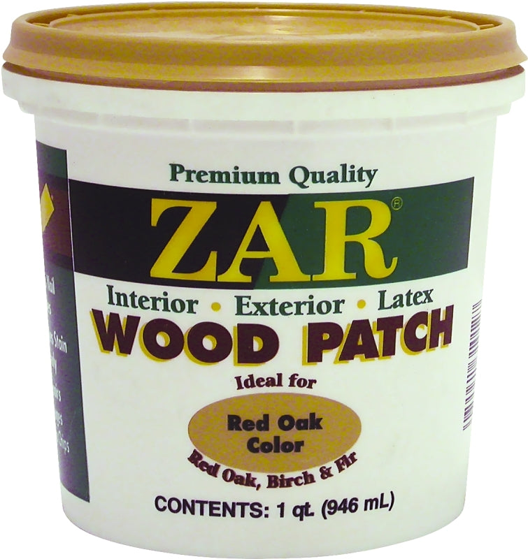 ZAR 31012 Wood Patch, Paste, Amine, Red Oak, 1 qt Pail