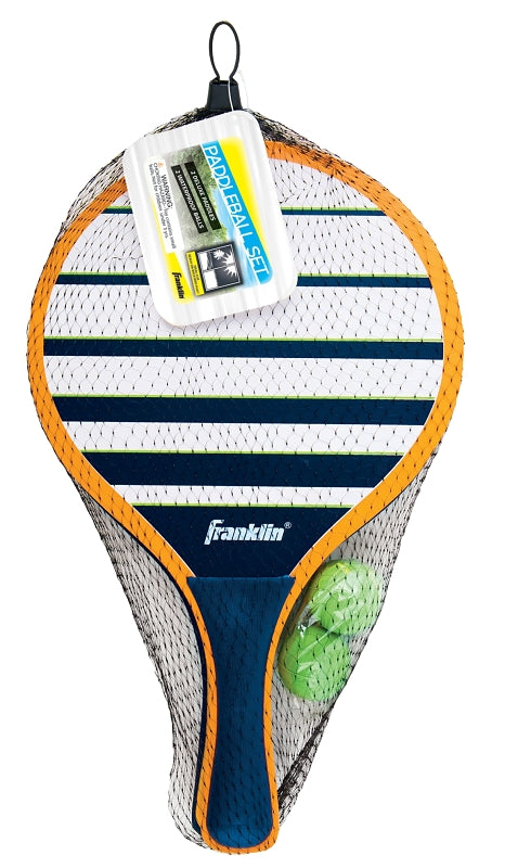 Franklin Sports 52615 Paddle Ball Set, Wood Racket, PVC Ball