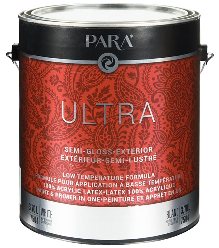 PARA Ultra 7500 PR0047504-16 Exterior Paint, Semi-Gloss, Tinting White