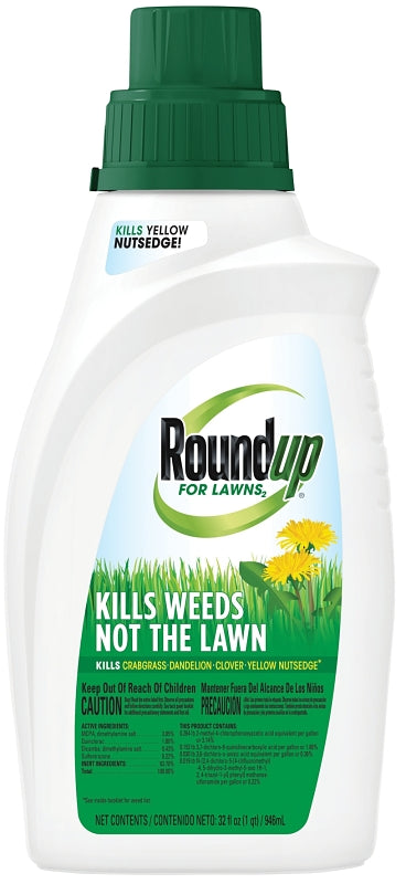 Roundup 5008710 Weed Killer, Liquid, Spray Application, 32 oz Bottle