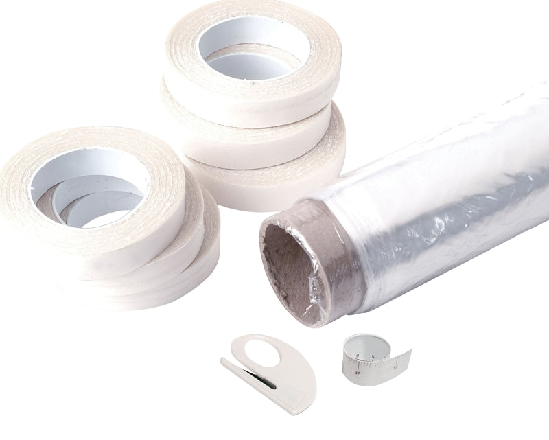 Climaloc CI22285 Insulating Film, 64 in W, 0.9 mil Thick, 25 ft L, Clear