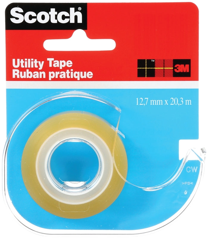 Scotch RK2NA Utility Tape, 20.3 m L, 12.7 mm W