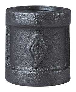 ProSource 21-1/2B Pipe Coupling, 1/2 in, FIP, Steel, SCH 40 Schedule, 300 psi Pressure