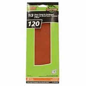 Gator 5141-012 Sanding Sheet, 3-2/3 in W, 9 in L, 150 Grit, Aluminum Oxide Abrasive, Paper Backing