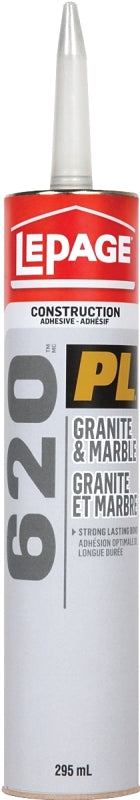 LePage 1658765 Granite and Marble Adhesive, Tan, 295 mL Cartridge