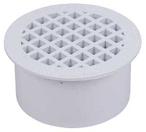 Oatey 43565 Floor Drain, PVC, For: SCH 40 DWV PVC Pipes