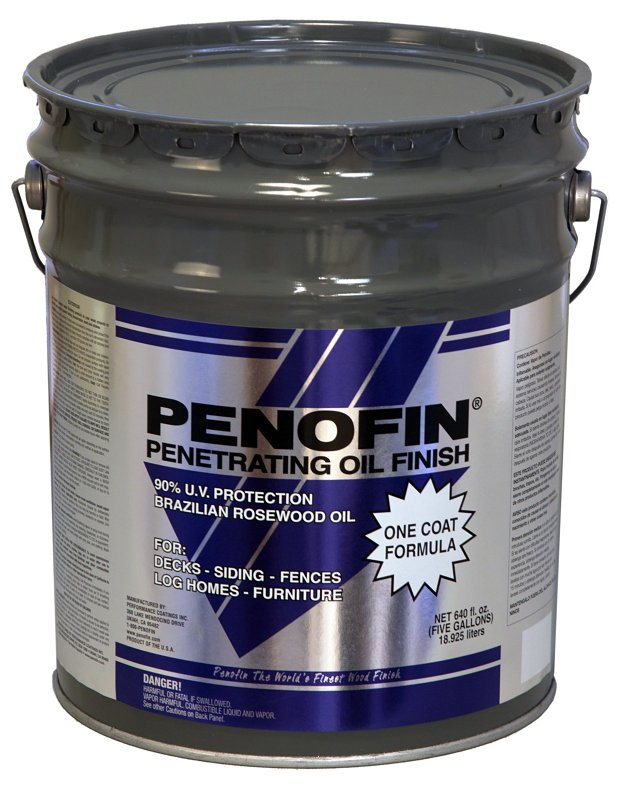 Penofin BLUE LABEL F3ECH5G Wood Stain, Chestnut, Liquid, 5 gal