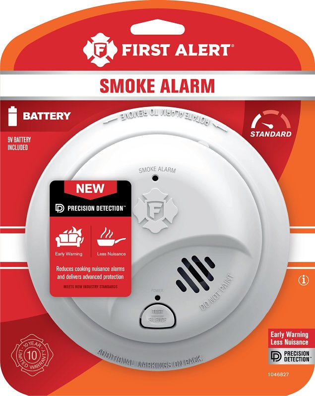 SMOKE ALARM DC ION B/O 10YEAR