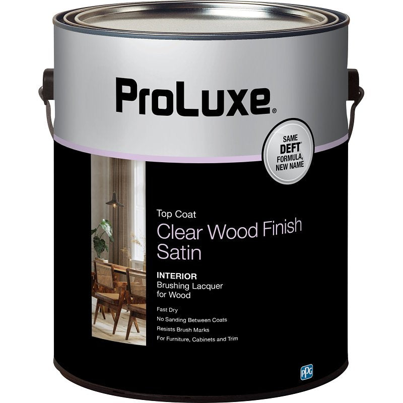 ProLuxe PLX017/01 Lacquer, Satin, Liquid, Clear, 1 gal