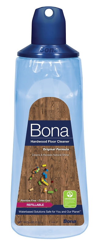 Bona WM700054001 Floor Cleaner, 33 oz, Liquid, Blue