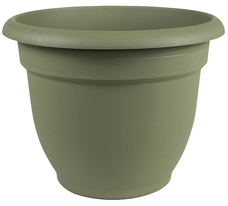 Bloem 20-56406 Self-Watering Planter, 6 in Dia, 6-1/2 in W, Round, Plastic, Living Green