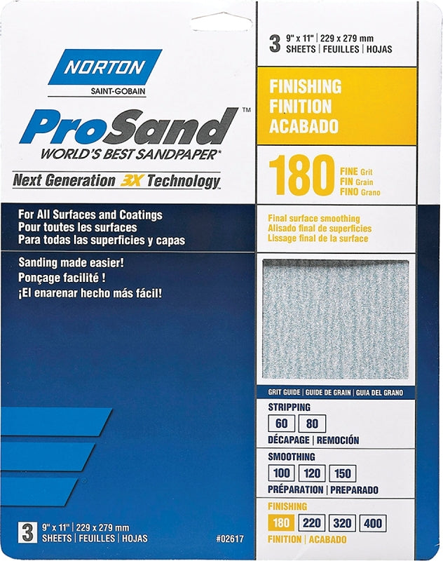 02617 SANDPAPER PRO 9X11 180