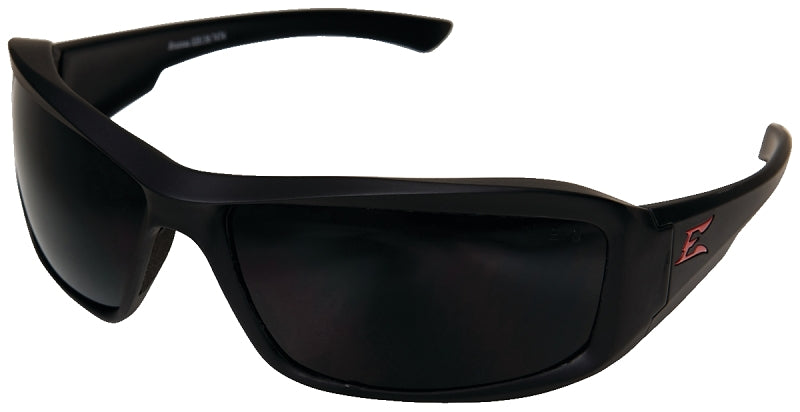 Edge XB136 Non-Polarized Safety Glasses, Unisex, Polycarbonate Lens, Full Frame, Nylon Frame, Matte Black Frame