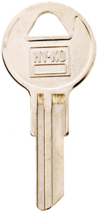 Hy-Ko 11010SL1 Key Blank, Brass, Nickel, For: Slaymaker Cabinet, House Locks and Padlocks