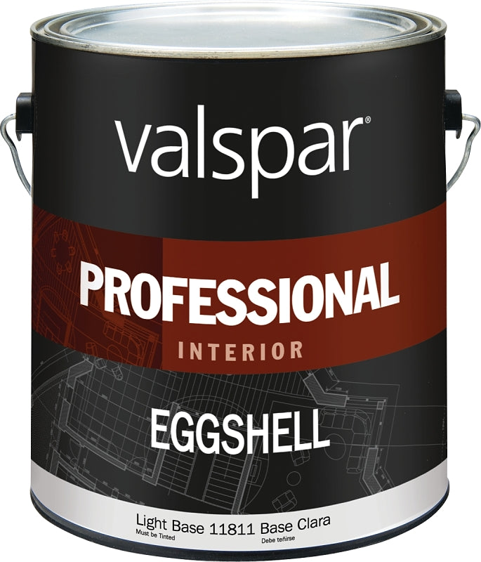 Valspar 11800 Series 11811-1GAL Interior Paint, Eggshell Sheen, Light, 1 gal, Can, 350 to 450 sq-ft Coverage Area