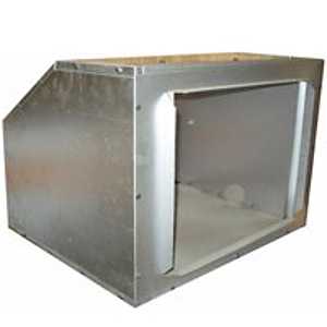 US STOVE UFB908 Filter Box, Galvanized Steel