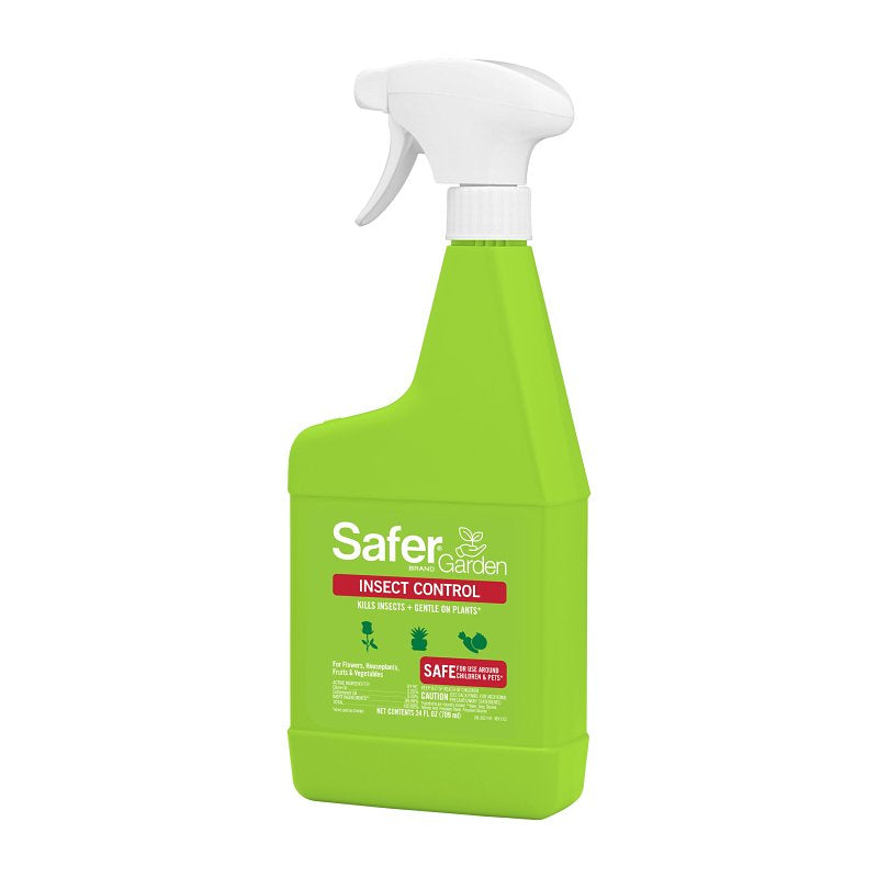 Safer SG5110 Garden Insect Control, Spray Application, 24 oz Bottle