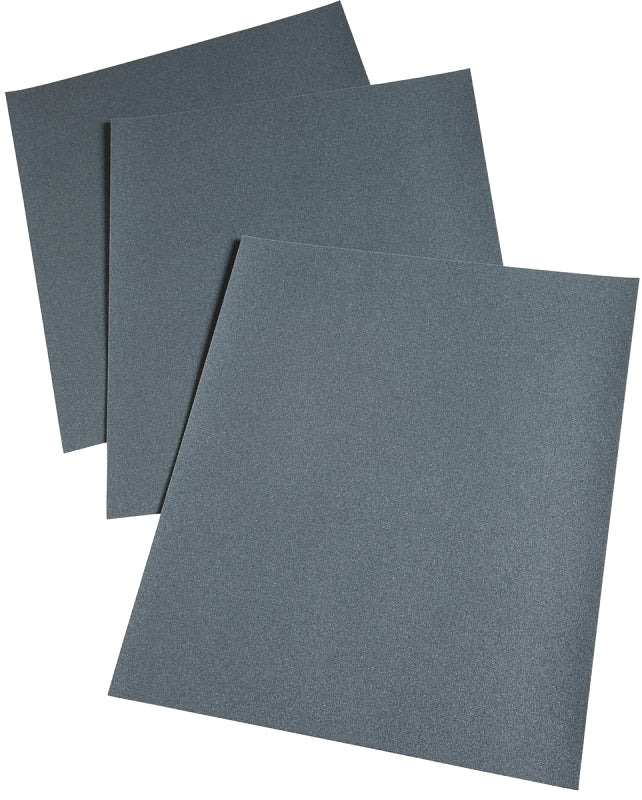 3M 2018 Wet/Dry Sandpaper, 11 in L, 9 in W, 80 Grit, Medium, Silicone Carbide Abrasive