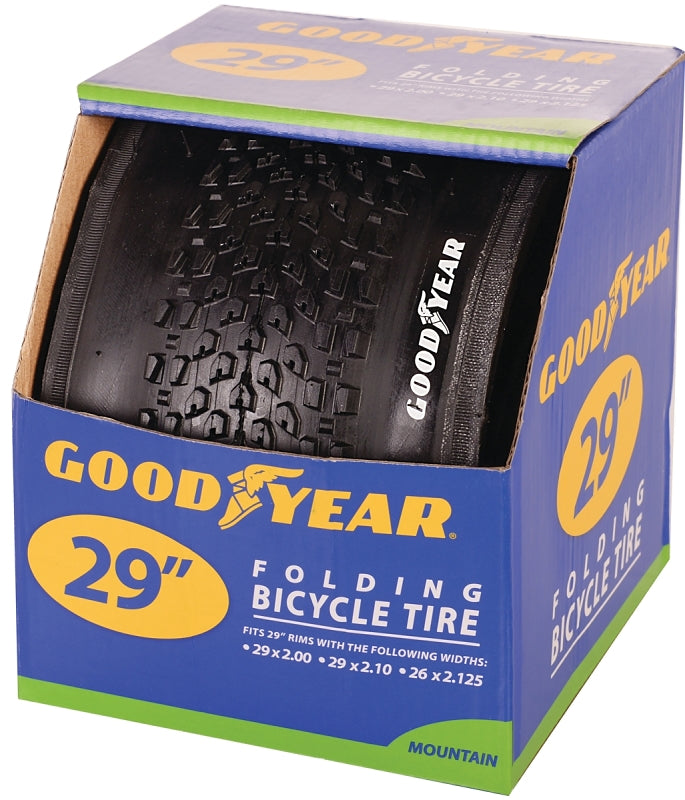 Kent 91065 Mountain Bike Tire, Folding, Black, For: 29 x 2 to 2-1/8 in Rim