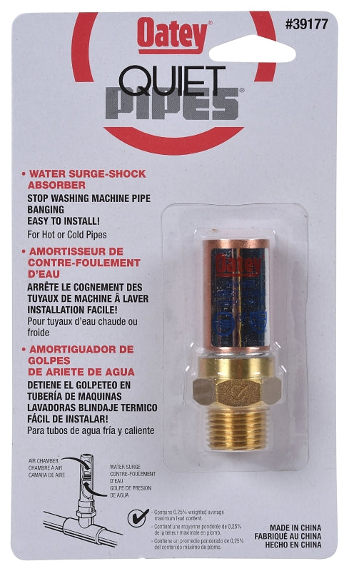 Oatey 39177 MIP Shock Absorber, Low-Lead, Copper