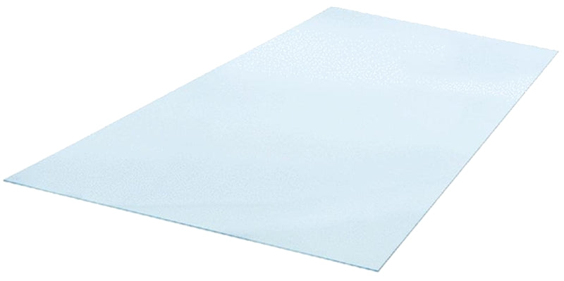 Plaskolite 11G0675A Flat Sheet, 48 in L, 24 in W, 0.1 in Thick, Clear