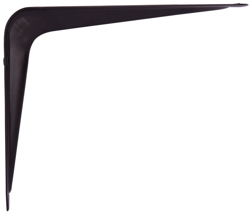 ProSource 21137BK-PS Shelf Bracket, 40 lb/Pair, 5 in L, 4 in H, Steel, Black