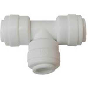 Watts PL-3023 Pipe Tee, 3/8 in, Push-Fit, Plastic