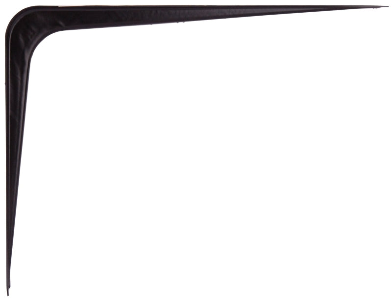 ProSource 21140BK-PS Shelf Bracket, 110 lb/Pair, 10 in L, 8 in H, Steel, Black